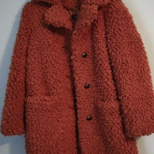 NWT Topshop Sherpa Coat